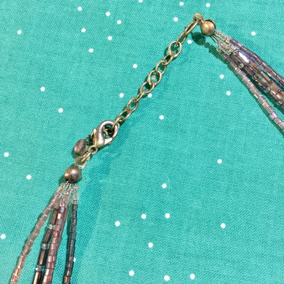 Lilac Beaded Strands - Picture 3 of 4